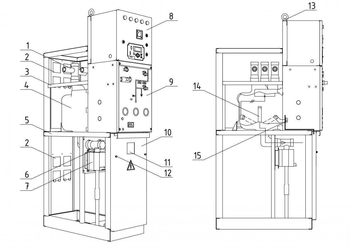 Конструкция КСО-322т